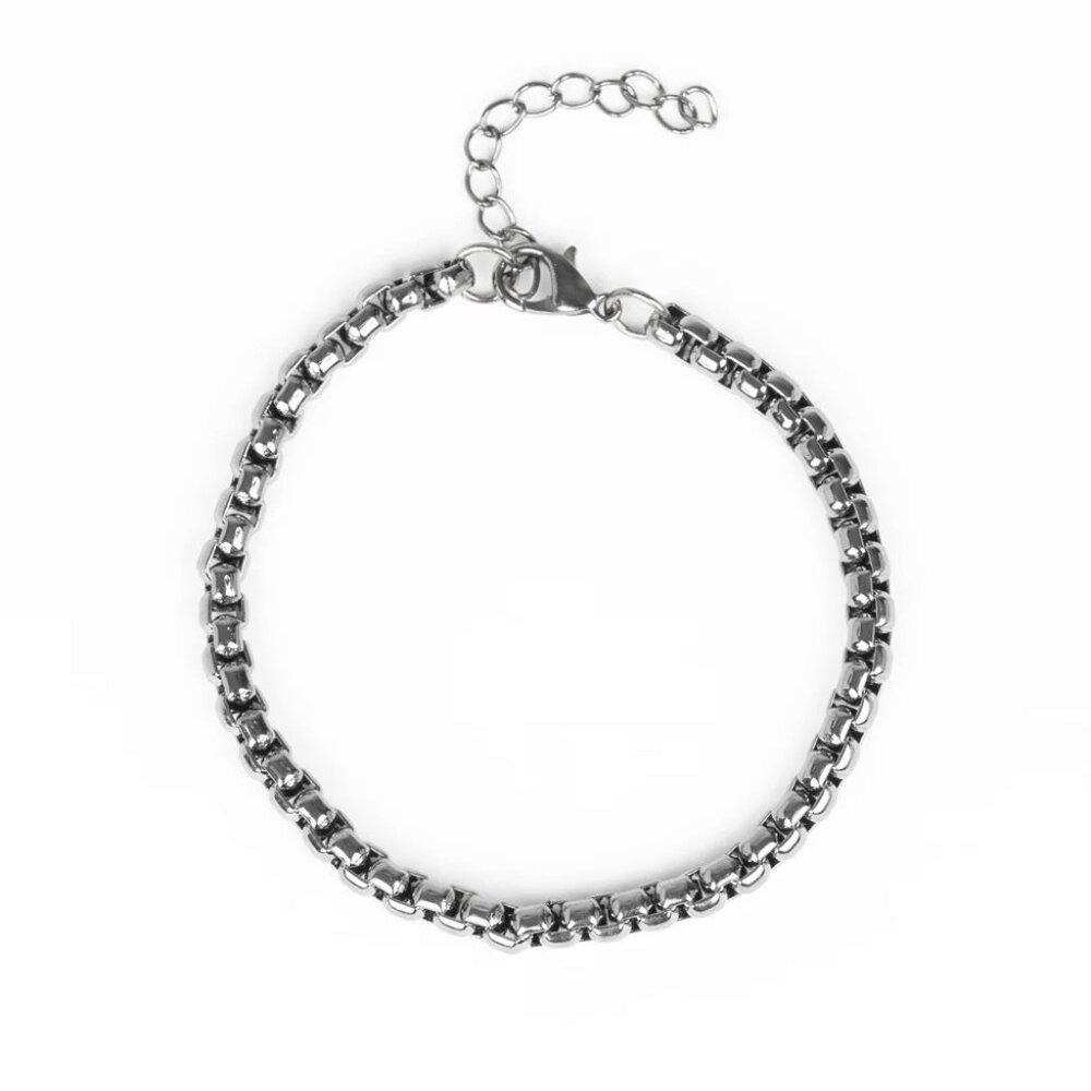 Paparazzi Jewelry Accessories - Metro Marathon - Black Bracelet - Vintage - Picture 2 of 4